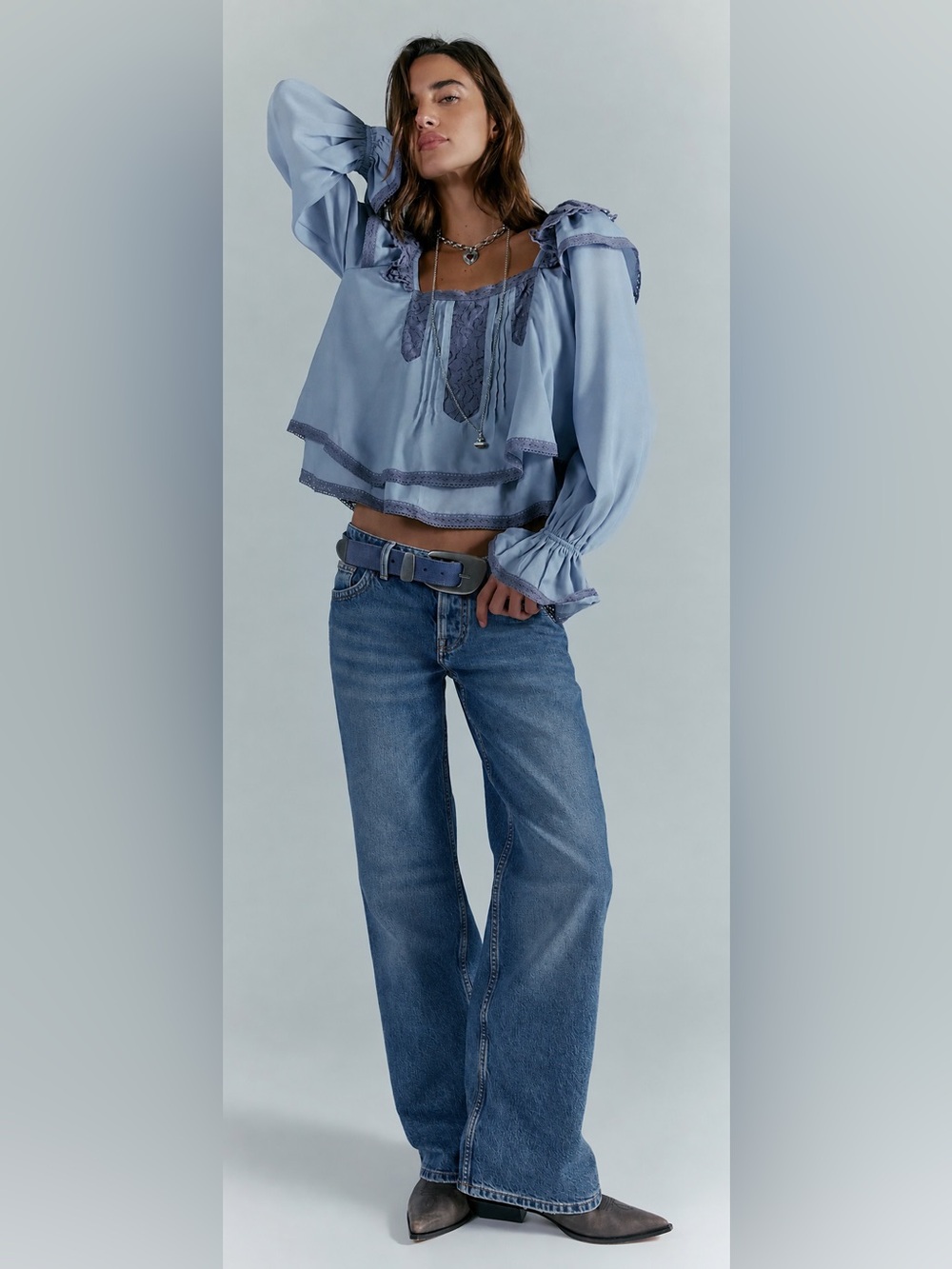 We the Free People Tennessee 26 Low Rise Boyfriend Jeans Dark Blue NWOT $128